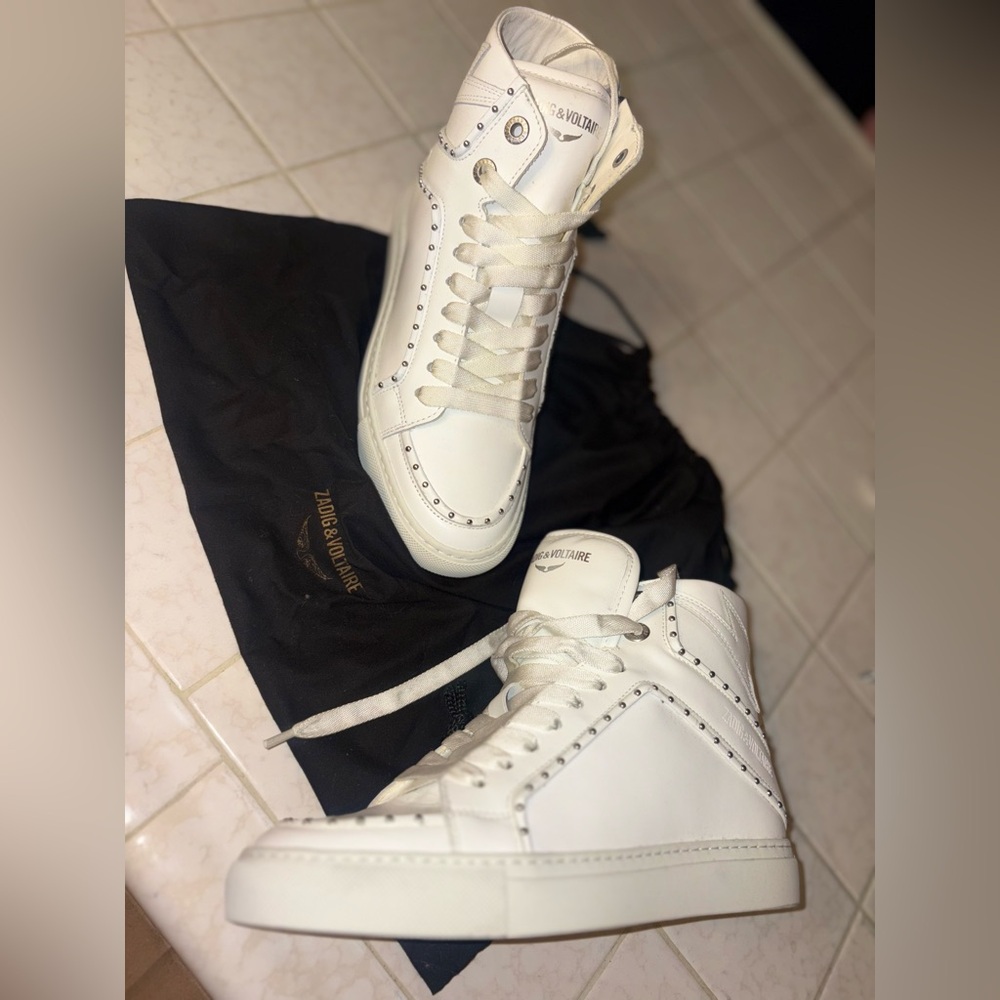 ZADIG & VOLTAIRE sneakers new sz 37 - Picture 4 of 12